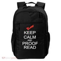 Keep Calm and Proof Read Backpack thumb 0
