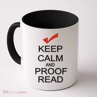 Keep Calm and Proof Read Coffee Mug thumb 0