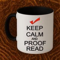 Keep Calm and Proof Read Coffee Mug thumb 2