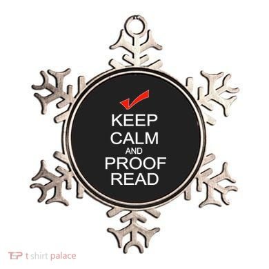 Keep Calm and Proof Read Ornament