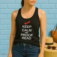 Keep Calm and Proof Read Women's Tank Top thumb 2