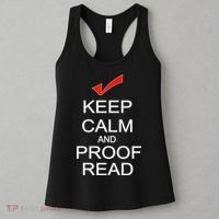Keep Calm and Proof Read Women's Tank Top thumb 3