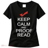 Keep Calm and Proof Read Women's T-Shirt thumb 0