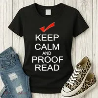 Keep Calm and Proof Read Women's T-Shirt thumb 3