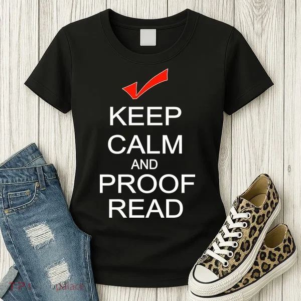 Keep Calm and Proof Read Women's T-Shirt