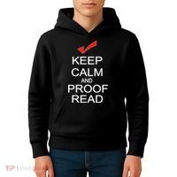Keep Calm and Proof Read Kids Hoodie thumb 4