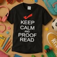 Keep Calm and Proof Read Kids T-Shirt thumb 3