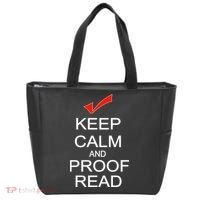 Keep Calm and Proof Read Tote Bag thumb 0
