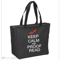 Keep Calm and Proof Read Tote Bag thumb 2
