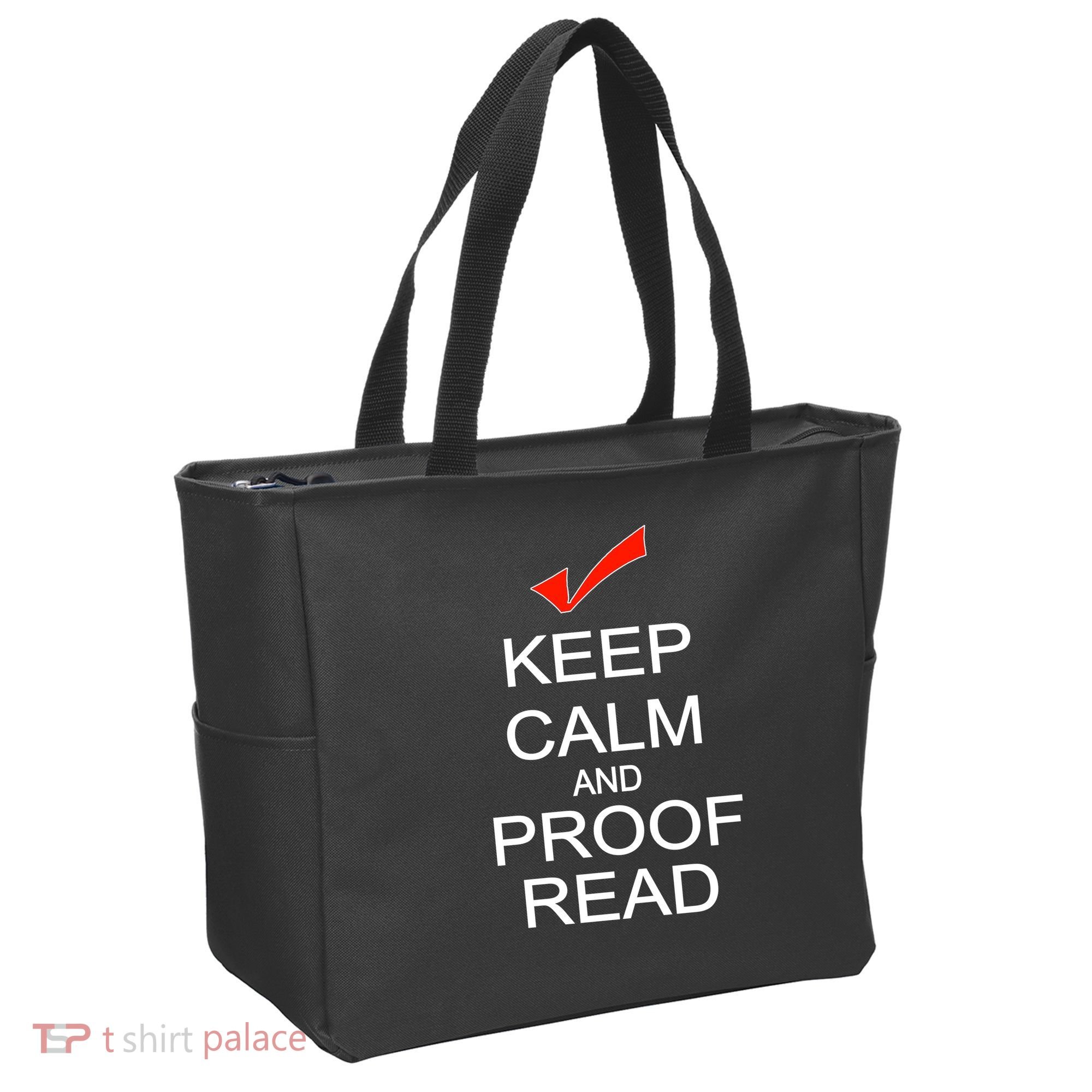 Keep Calm and Proof Read Tote Bag