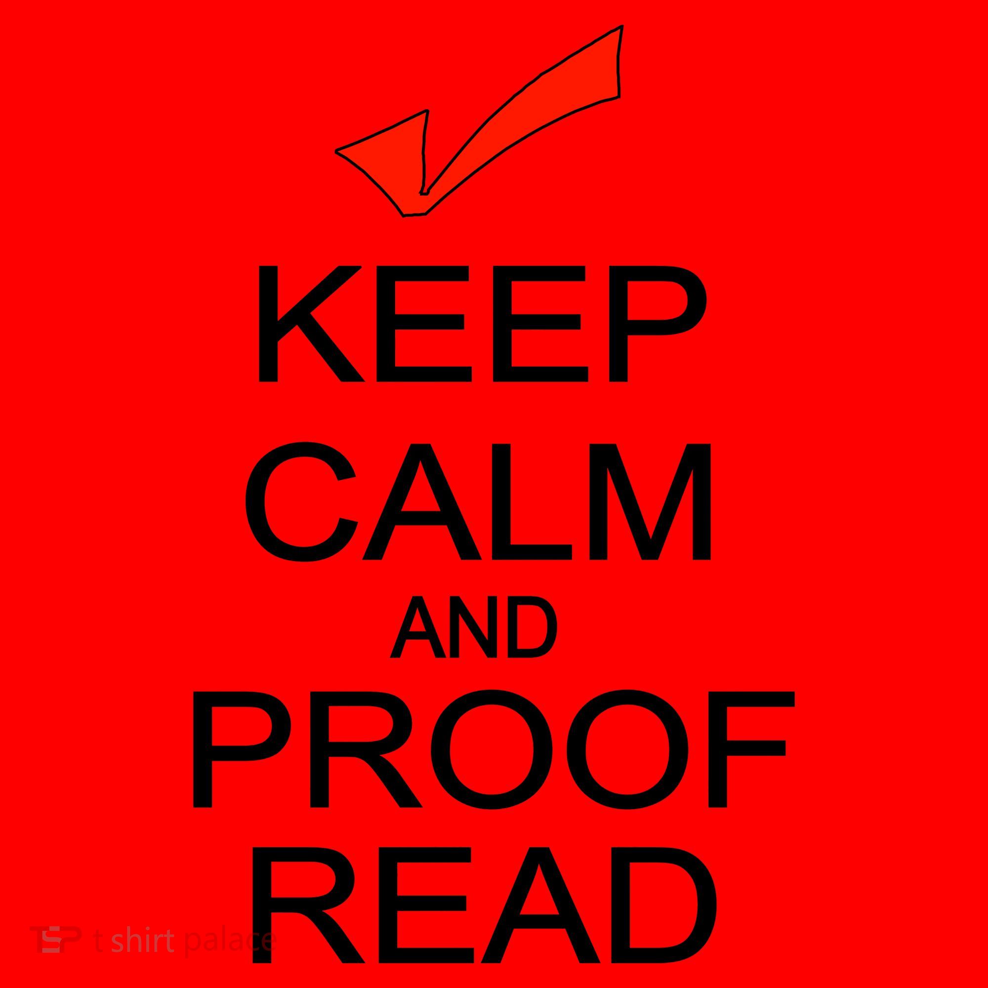 Keep Calm and Proof Read Santa Hat