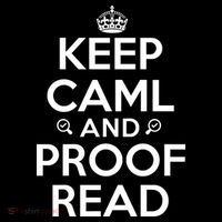 Keep Calm And Proof Read Funny Backpack thumb 2