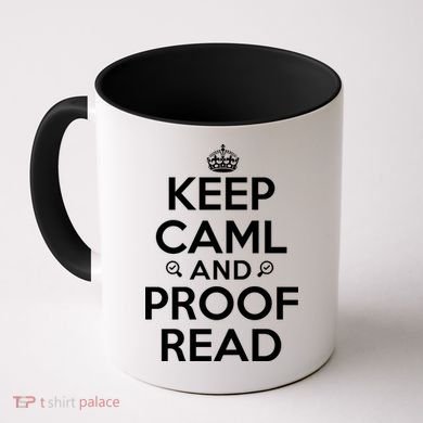 Keep Calm And Proof Read Funny Coffee Mug