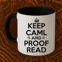 Keep Calm And Proof Read Funny Coffee Mug thumb 2