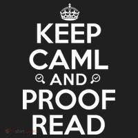 Keep Calm And Proof Read Funny Beanie thumb 2