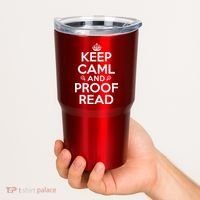 Keep Calm And Proof Read Funny Tumbler thumb 2