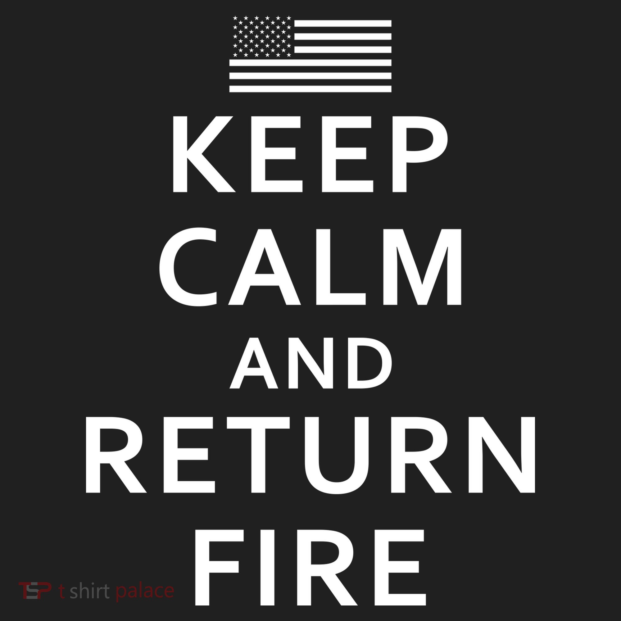 Keep Calm and Return Fire 2nd Amendment Hat