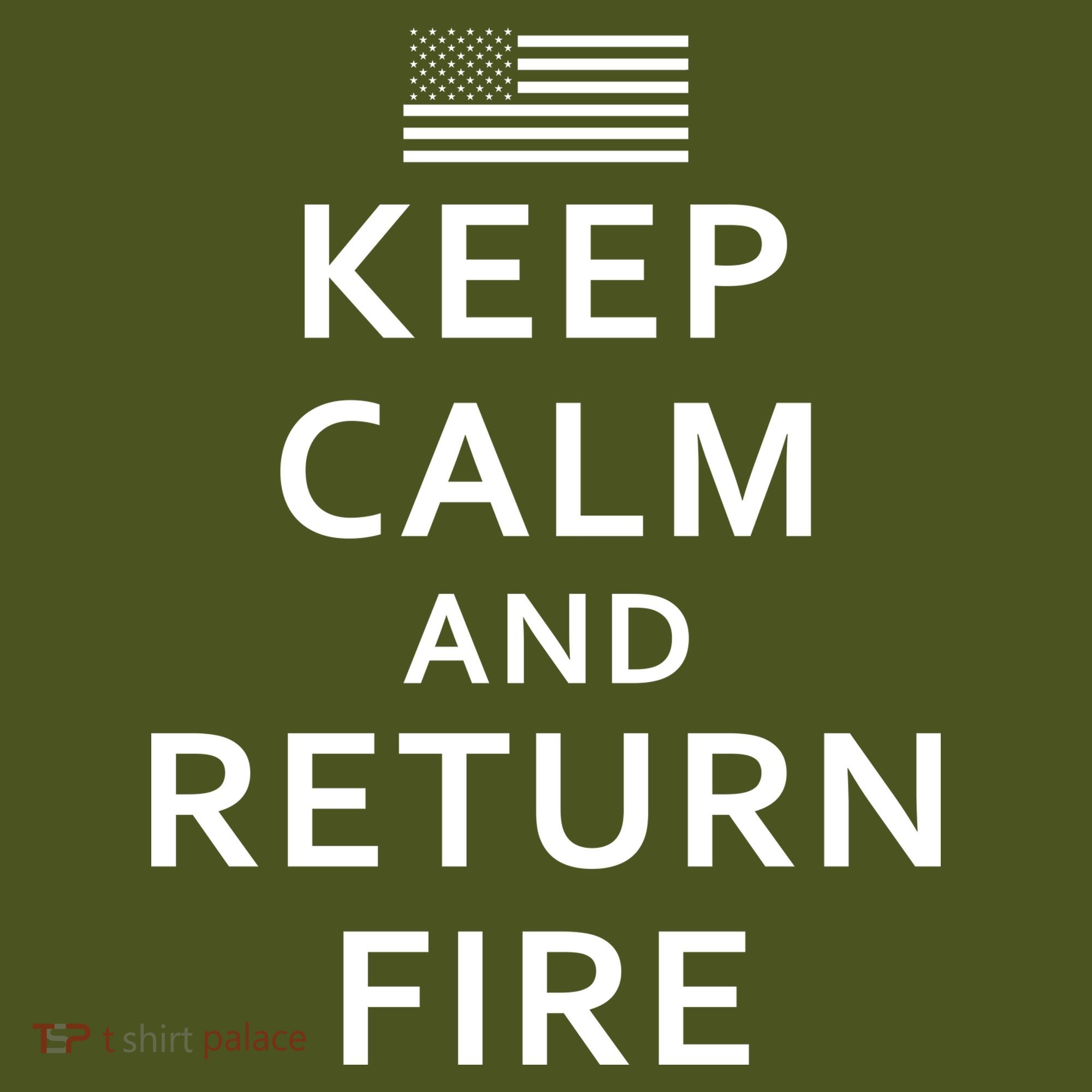 Keep Calm and Return Fire 2nd Amendment Backpack