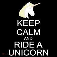 Keep Calm and Ride A Unicorn Sweatshirt thumb 3