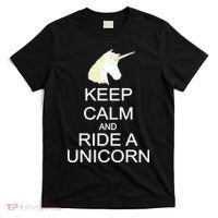 Keep Calm and Ride A Unicorn T-Shirt thumb 0