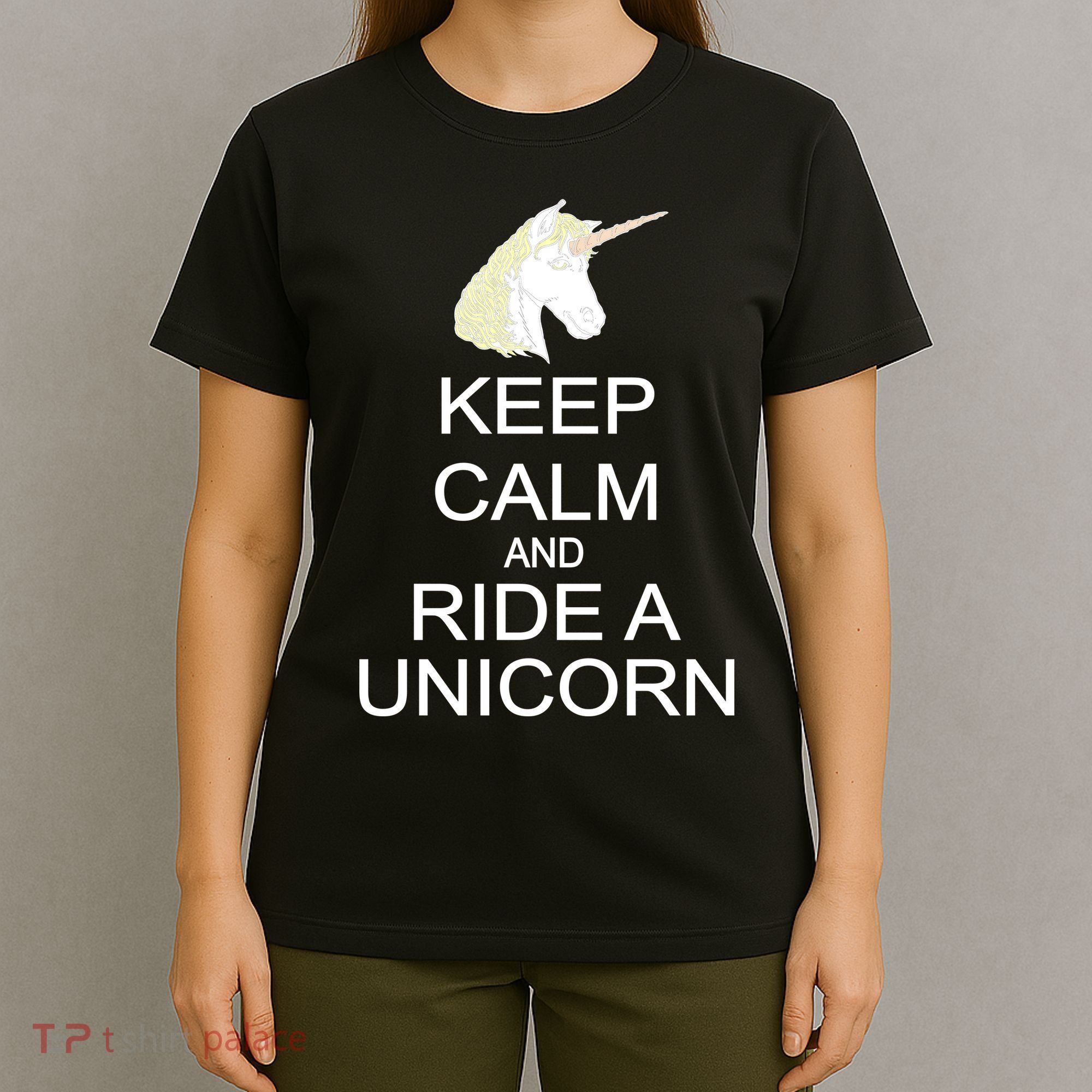 Keep Calm and Ride A Unicorn T-Shirt