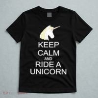 Keep Calm and Ride A Unicorn T-Shirt thumb 5