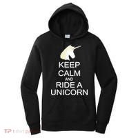 Keep Calm and Ride A Unicorn Women's Hoodie thumb 0