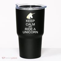 Keep Calm and Ride A Unicorn Tumbler thumb 0