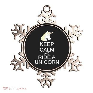Keep Calm and Ride A Unicorn Ornament