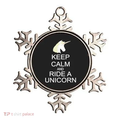 Keep Calm and Ride A Unicorn Ornament