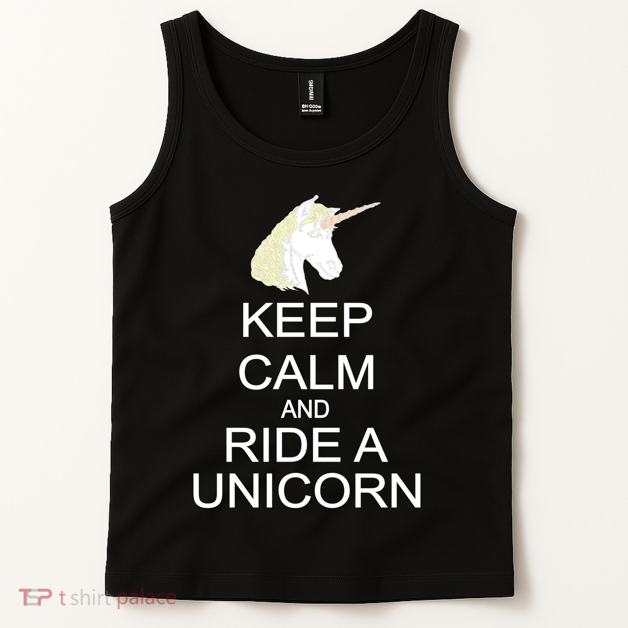 Keep Calm and Ride A Unicorn Tank Top