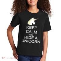 Keep Calm and Ride A Unicorn Kids T-Shirt thumb 2