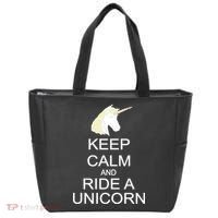 Keep Calm and Ride A Unicorn Tote Bag thumb 0