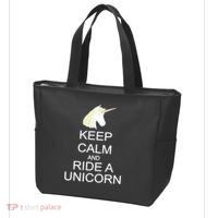 Keep Calm and Ride A Unicorn Tote Bag thumb 3