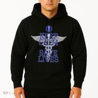 Keep Calm And Save Lives EMS Hoodie thumb 2