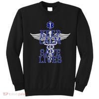 Keep Calm And Save Lives EMS Sweatshirt thumb 0