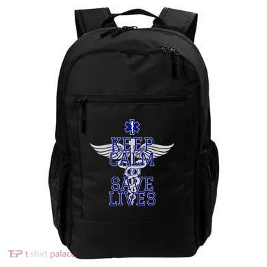 Keep Calm And Save Lives EMS Backpack