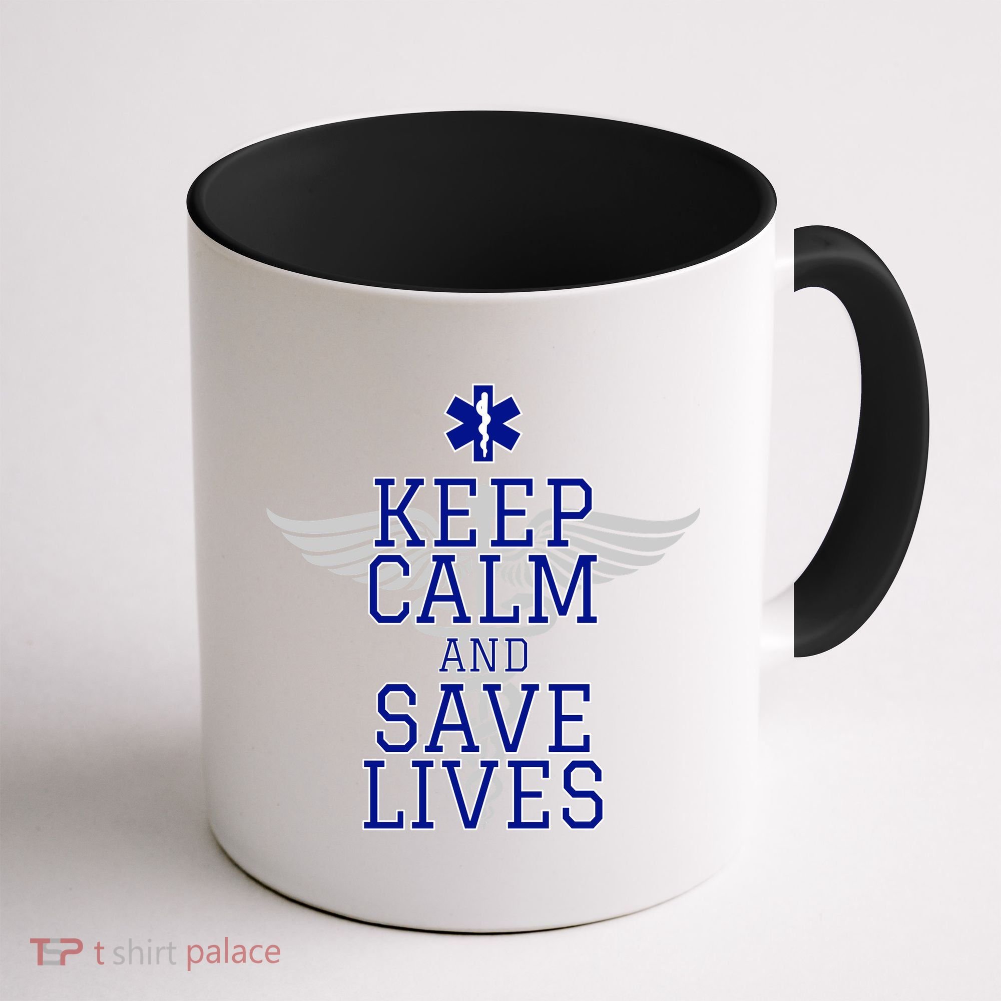 Keep Calm And Save Lives EMS Coffee Mug