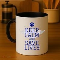 Keep Calm And Save Lives EMS Coffee Mug thumb 4