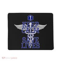 Keep Calm And Save Lives EMS Mousepad thumb 0