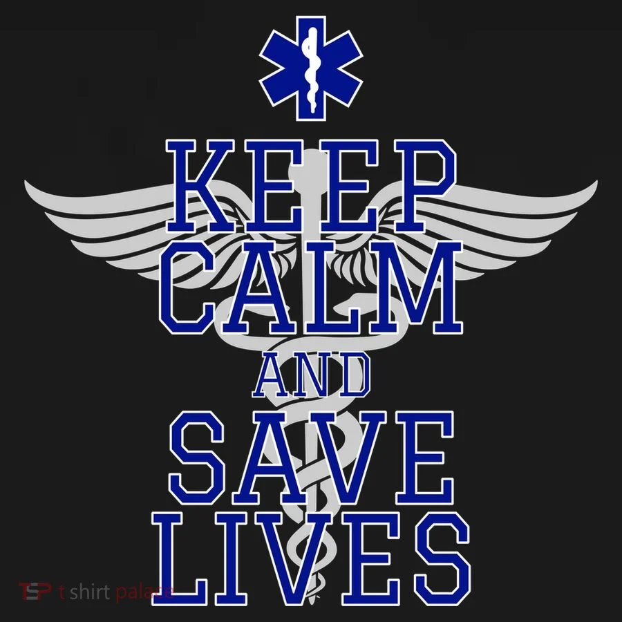 Keep Calm And Save Lives EMS Toddler Hoodie