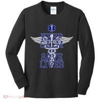 Keep Calm And Save Lives EMS Kids Long Sleeve Shirt thumb 0