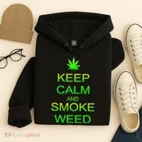 Keep Calm And Smoke Weed Hoodie thumb 4