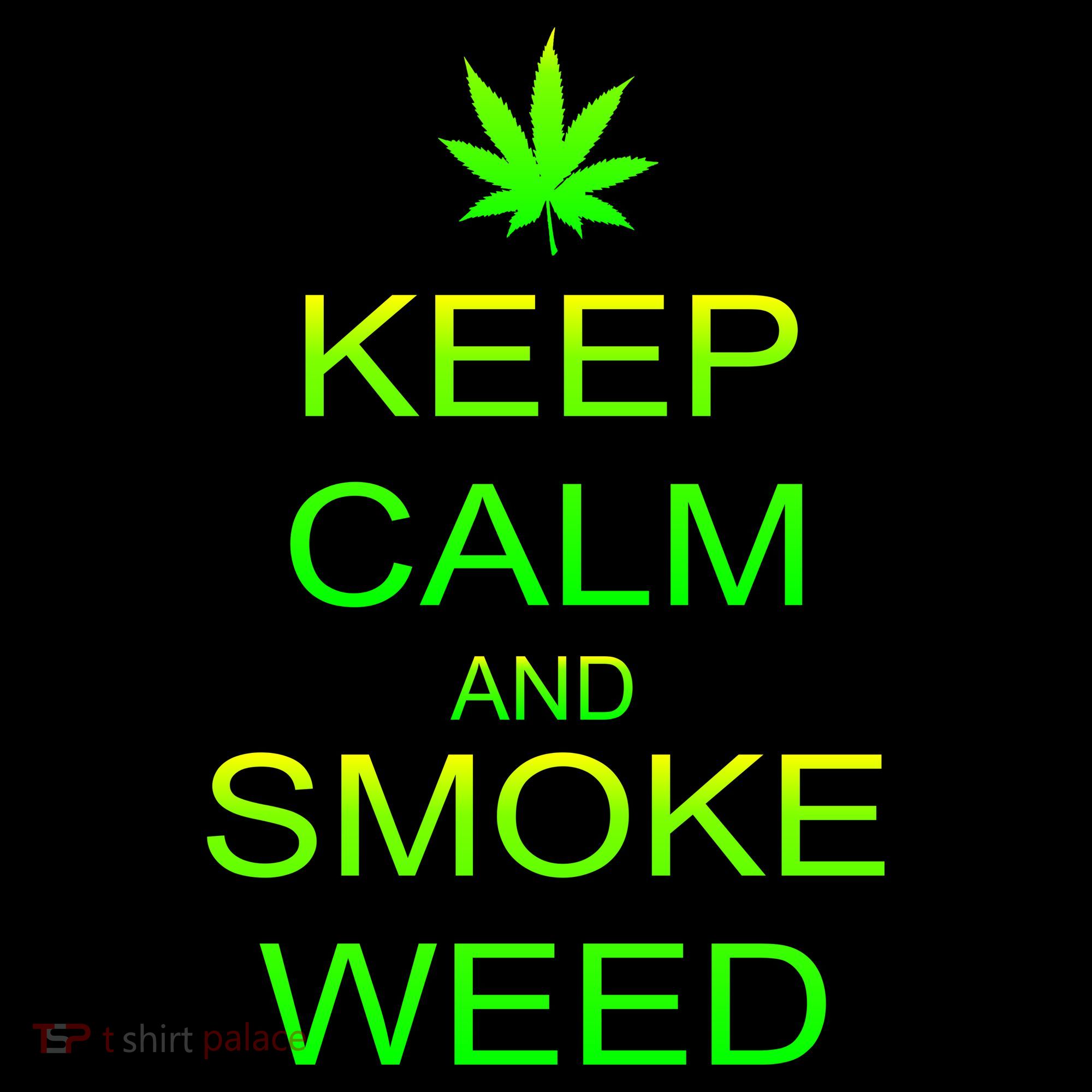 Keep Calm And Smoke Weed Apron