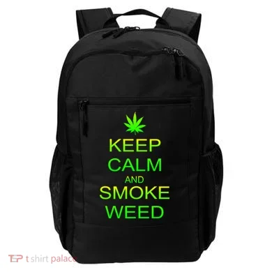 Keep Calm And Smoke Weed Backpack