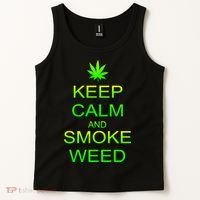 Keep Calm And Smoke Weed Tank Top thumb 2