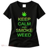 Keep Calm And Smoke Weed Women's T-Shirt thumb 0