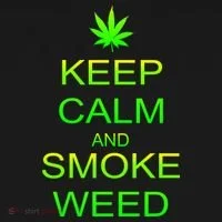 Keep Calm And Smoke Weed Kids Sweatshirt thumb 2