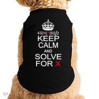 Keep Calm And Solve For X Doggie Tank thumb 0