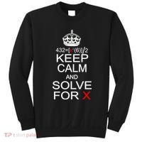 Keep Calm And Solve For X Sweatshirt thumb 0